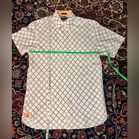 TOMMY HILFIGER NWOT Vintage 80s Button Down Short Sleeve Cotton Shirt Size M - Picture 2 of 6
